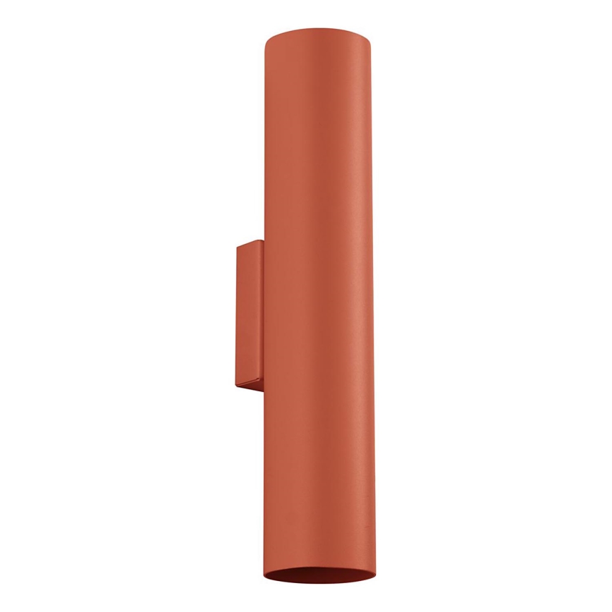 Wandlamp LAGOS 2xGU10/10W/230V rood