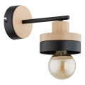 Wandlamp LARSO 1xE27/15W/230V zwart/beige