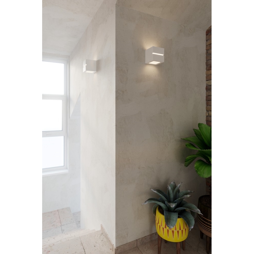 Wandlamp LEO LINE 1xE27/60W/230V wit