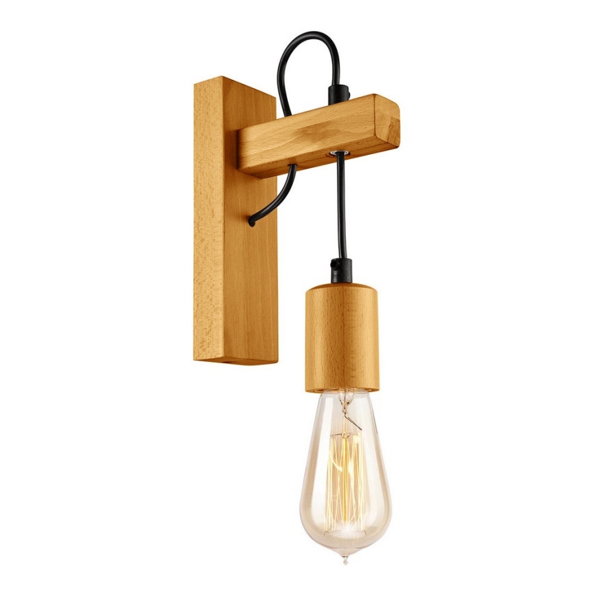 Wandlamp LEON 1xE27/60W/230V beukenhout