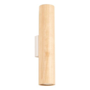 Wandlamp LINO 2xGU10/10W/230V beukenhout