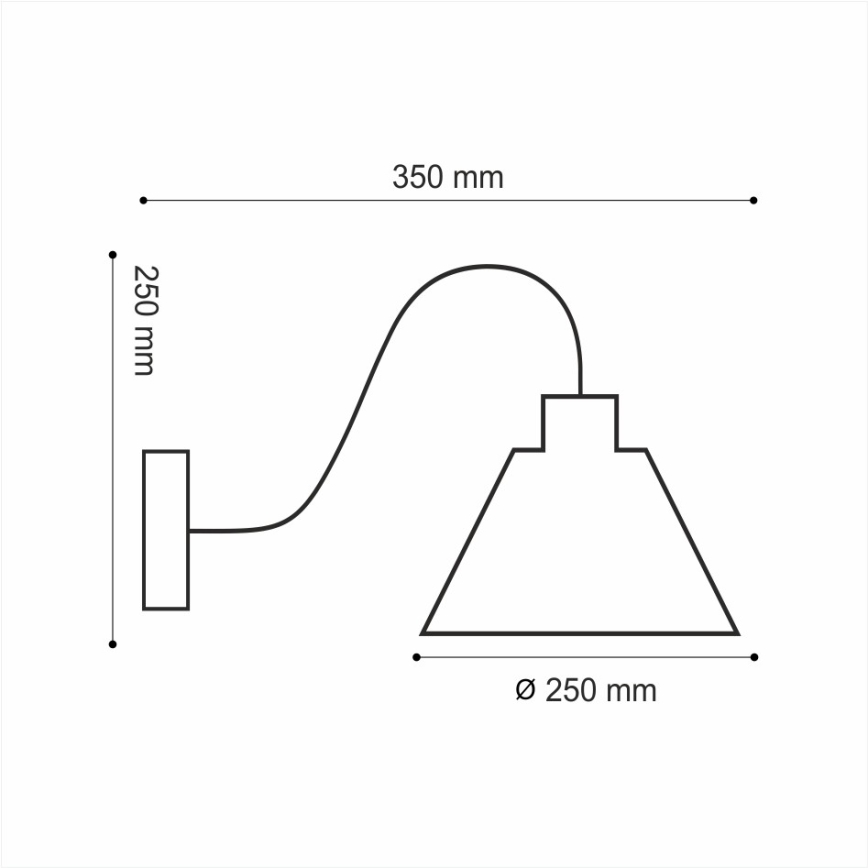 Wandlamp LOFT 1xE14/40W/230V