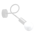 Wandlamp LOOP 1xE27/15W/230V wit