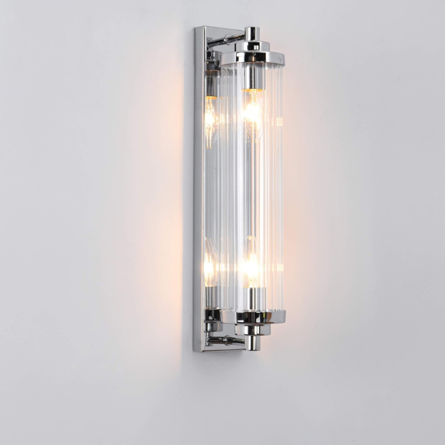 Wandlamp LORENZO 2xE14/40W/230V glanzend chroom