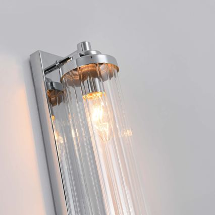 Wandlamp LORENZO 2xE14/40W/230V glanzend chroom