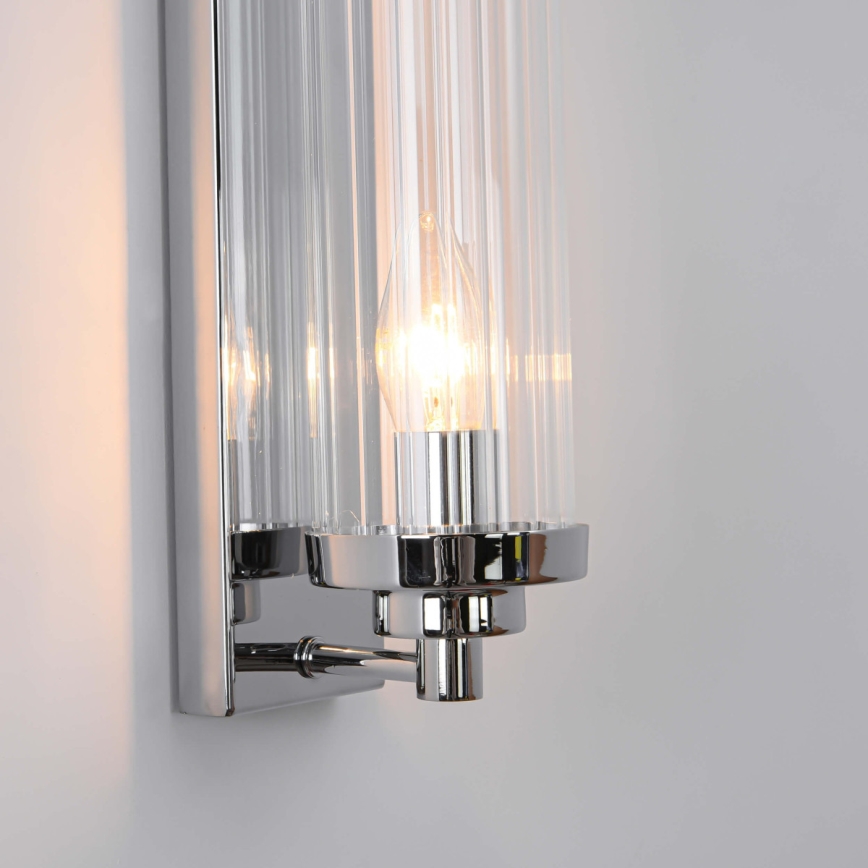 Wandlamp LORENZO 2xE14/40W/230V glanzend chroom