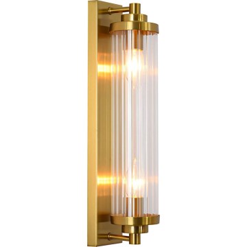 Wandlamp LORENZO 2xE14/40W/230V goudkleurig