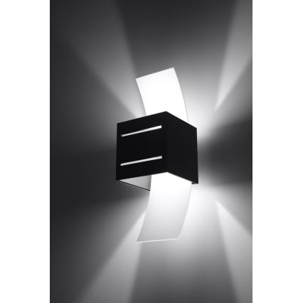 Wandlamp LORETO 1xG9/40W/230V zwart