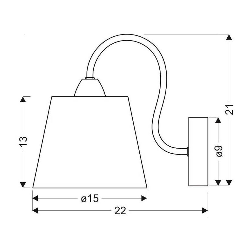 Wandlamp LUK 1xE14/40W/230V