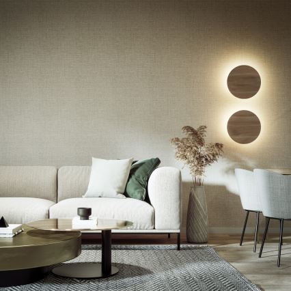 Wandlamp LUNA 4xG9/8W/230V diameter 40 cm bruin