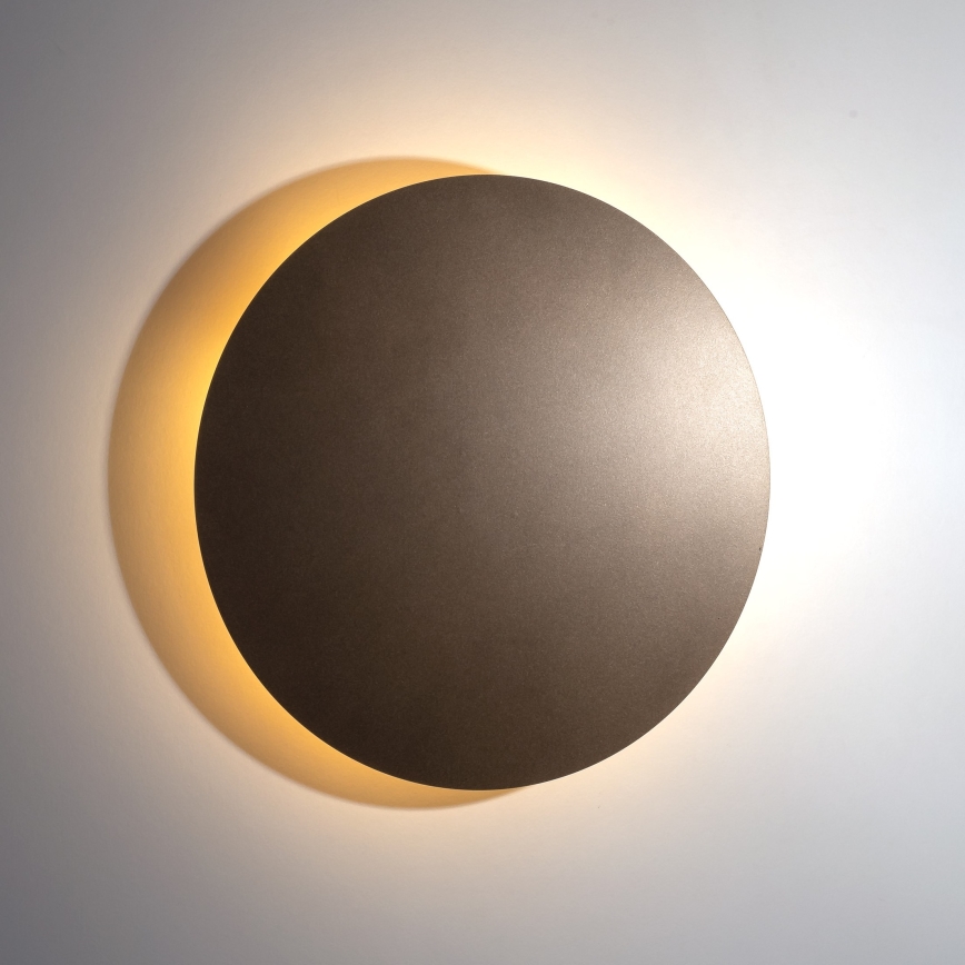 Wandlamp LUNA 4xG9/8W/230V diameter 40 cm bruin