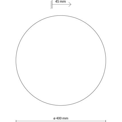 Wandlamp LUNA 4xG9/8W/230V diameter 40 cm bruin