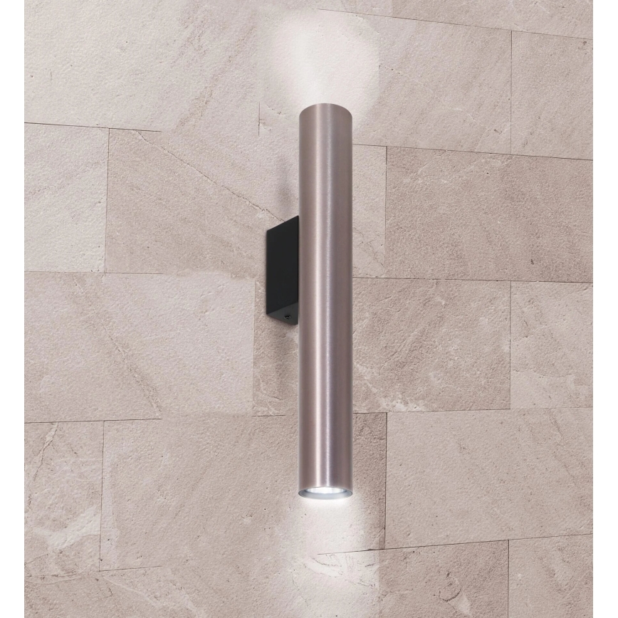 Wandlamp LUNGOMARE 2xGU10/10W/230V mat chroom
