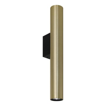 Wandlamp LUNGOMARE 2xGU10/10W/230V goud