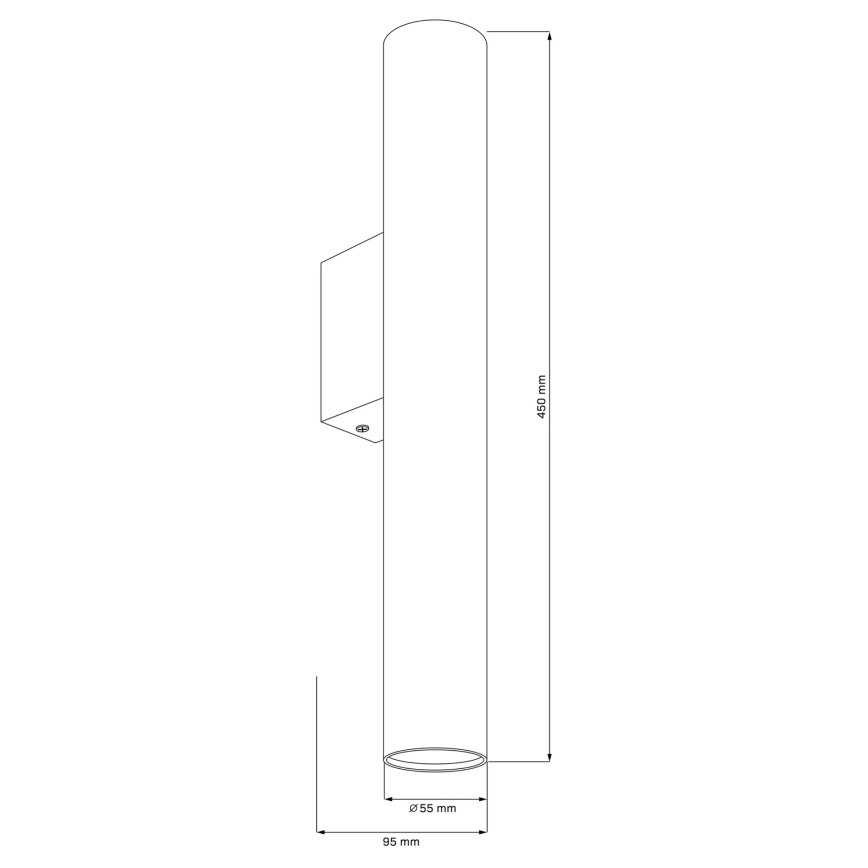 Wandlamp LUNGOMARE 2xGU10/10W/230V goud