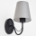 Wandlamp MALBO 1xE27/15W/230V grijs/zwart