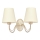 Wandlamp MALBO 2xE27/15W/230V beige