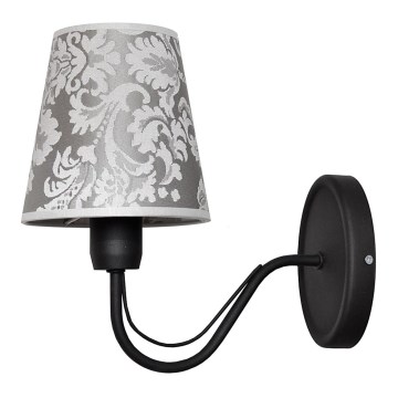 Wandlamp MALBO II 1xE27/15W/230V zwart