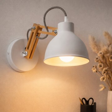 Wandlamp MARCELLO 1xE27/60W/230V beuk