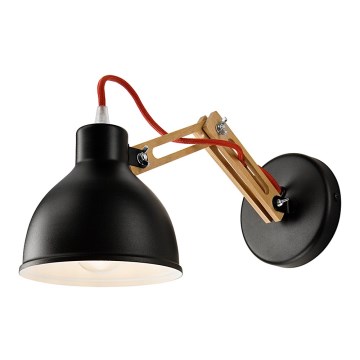 Wandlamp MARCELLO 1xE27/60W/230V beukenhout
