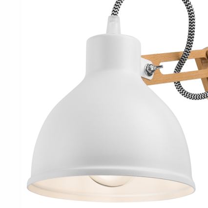 Wandlamp MARCELLO 1xE27/60W/230V beuken - FSC gecertificeerd