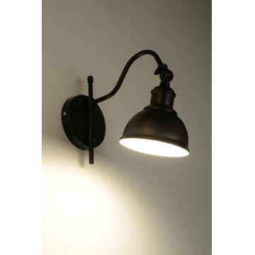 Wandlamp MARE 1xE27/60W/230V zwart