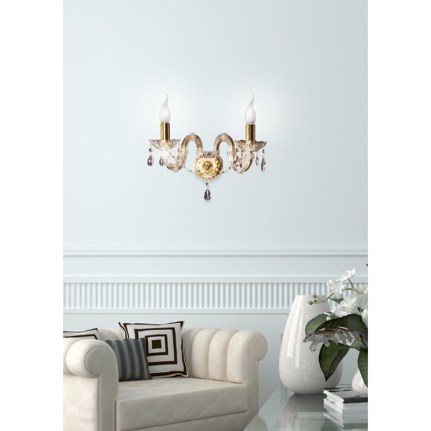 Wandlamp MARIA TERESA 2xE14/40W/230V