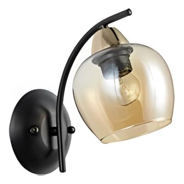 Wandlamp MERRA 1xE27/40W/230V zwart/beige