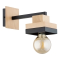 Wandlamp MIKO 1xE27/15W/230V zwart/beige