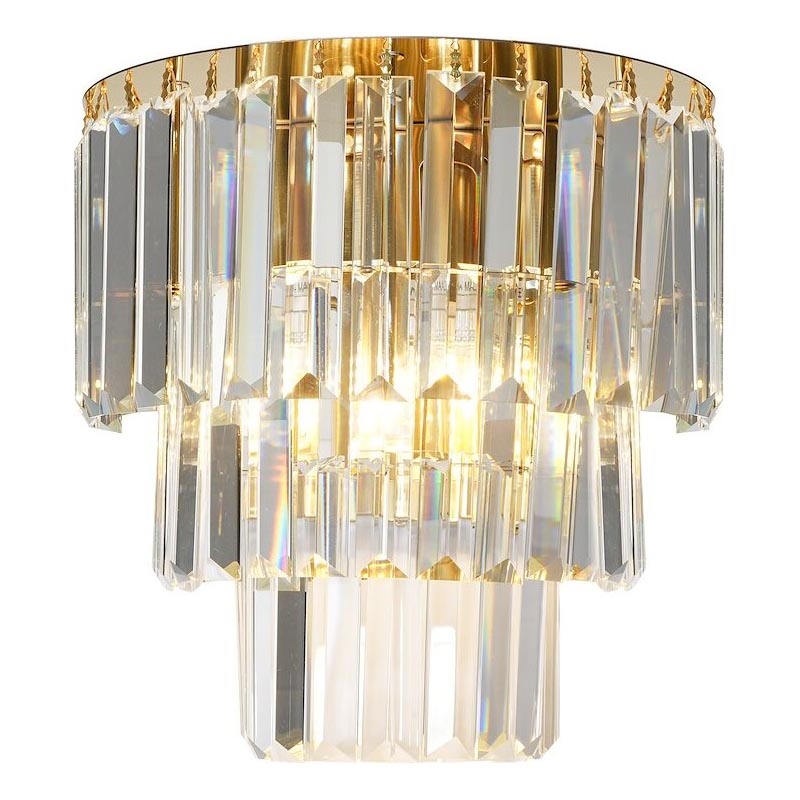Wandlamp MILANO 2xE14/40W/230V goud