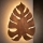 Wandlamp MONSTERA 3xG9/8W/230V bruin