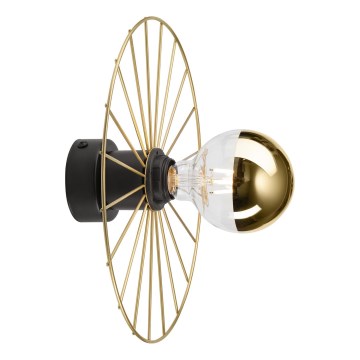 Wandlamp MONTANA 1xE27/15W/230V diameter 30 cm goud