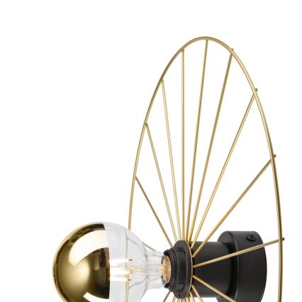 Wandlamp MONTANA 1xE27/15W/230V diameter 45 cm goud