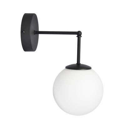 Wandlamp MOON 1xE27/15W/230V zwart