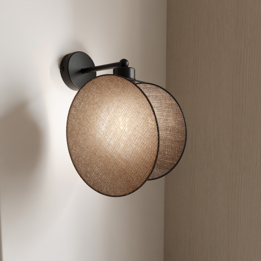 Wandlamp MOTIF 1xE14/10W/230V beige