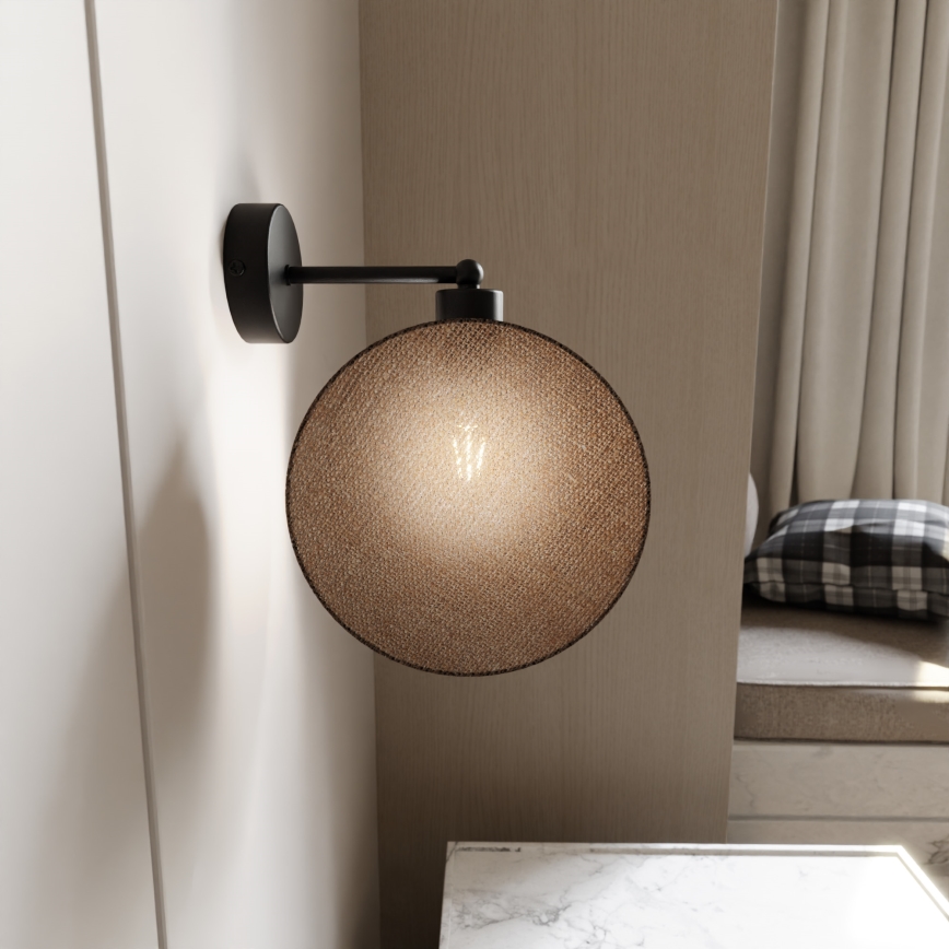 Wandlamp MOTIF 1xE14/10W/230V beige