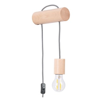 Wandlamp NIMBI 1xE27/15W/230V beuken
