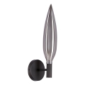 Wandlamp NORDIC 1xG9/5W/230V zwart/rookgrijs