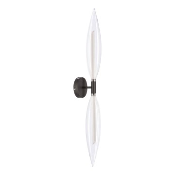Wandlamp NORDIC 2xG9/5W/230V zwart/helder