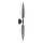 Wandlamp NORDIC 2xG9/5W/230V zwart/rookgrijs