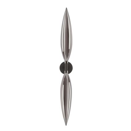 Wandlamp NORDIC 2xG9/5W/230V zwart/rookgrijs