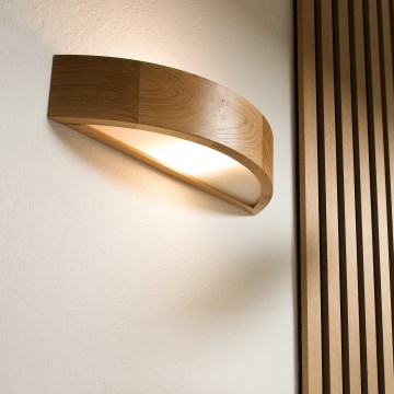 Wandlamp OAK 1xE27/60W/230V eiken