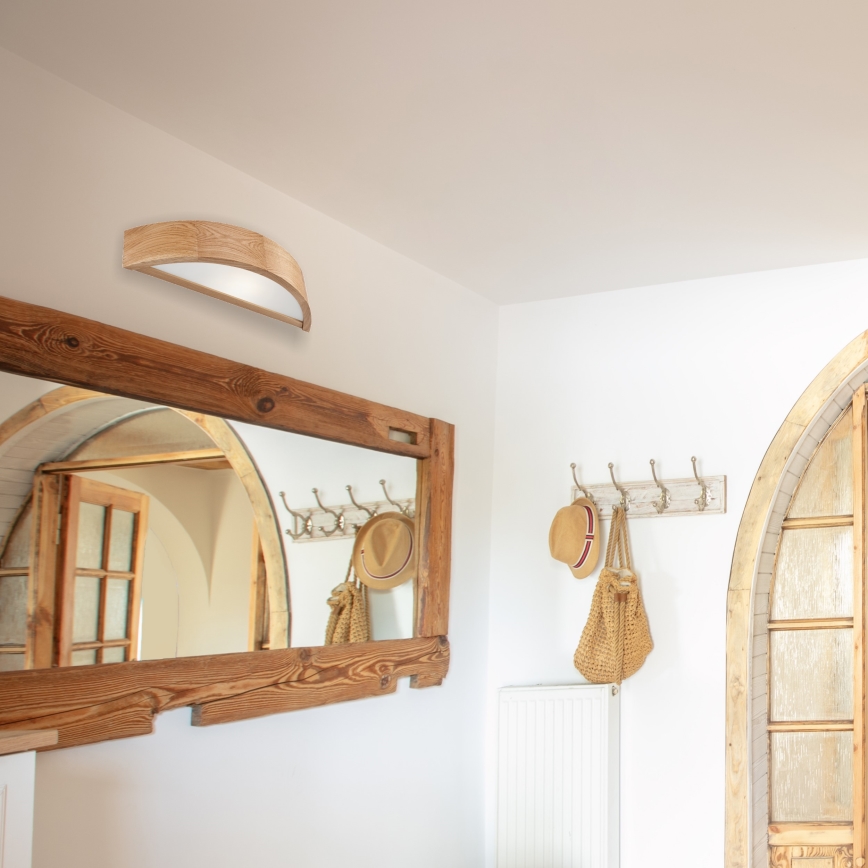 Wandlamp OAK 1xE27/60W/230V eiken