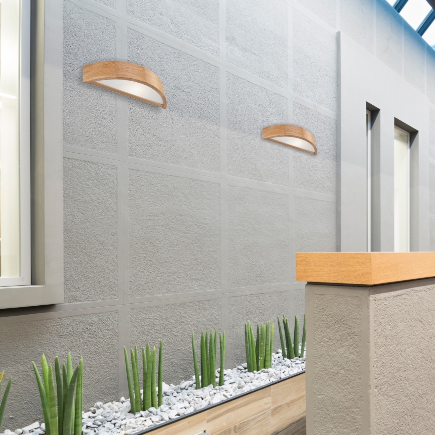 Wandlamp OAK 1xE27/60W/230V eiken