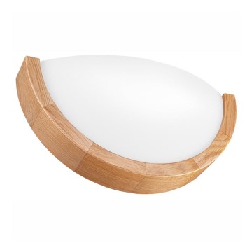 Wandlamp OAK SLIM 1xE27/60W/230V eiken