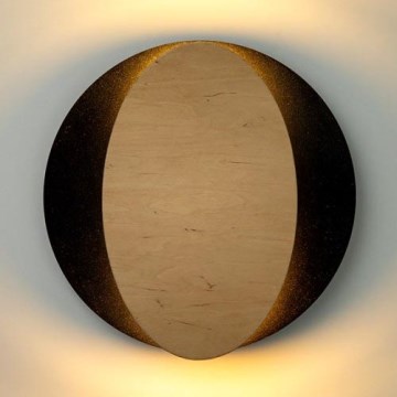 Wandlamp OVO 2xG9/12W/230V zwart/bruin
