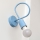 Wandlamp OXFORD 1xE27/15W/230V blauw