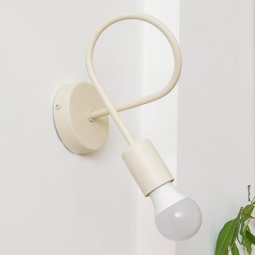 Wandlamp OXFORD 1xE27/15W/230V crème