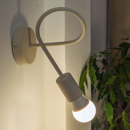 Wandlamp OXFORD 1xE27/15W/230V crème