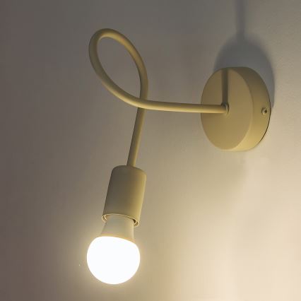Wandlamp OXFORD 1xE27/15W/230V crème